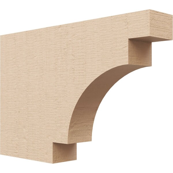 Ekena Millwork 2in. W x 8in. H x 12in. L Mediterranean Woodgrain TimberThane Rafter Tail, Primed Tan RFTUR02X08X12MEDRCPR - main